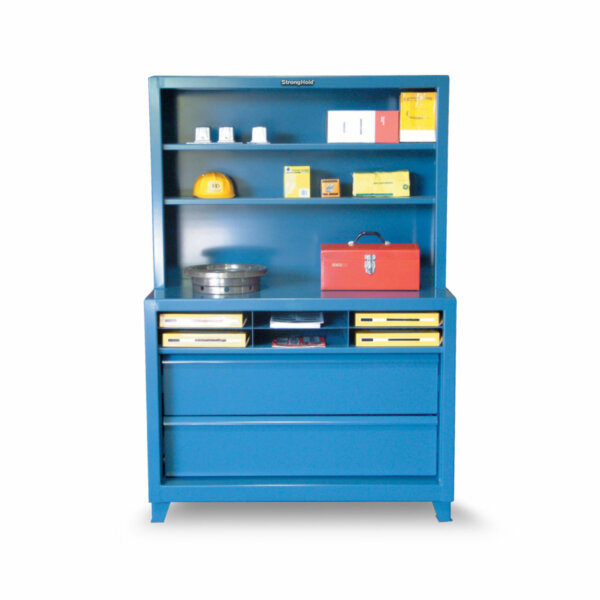Shelving Unit with Drawers, 37"W x 26"D x 68"H
