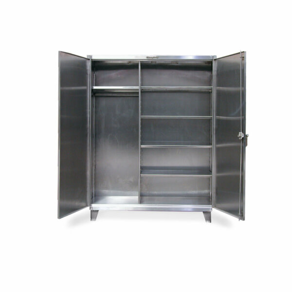 Stainless Steel Uniform Cabinet, 36"W x 24"D x 72"H