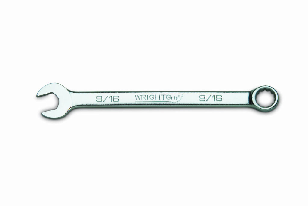 Combination Wrench WRIGHTGRIP® 2.0 12Point Flat Stem, Satin Finish