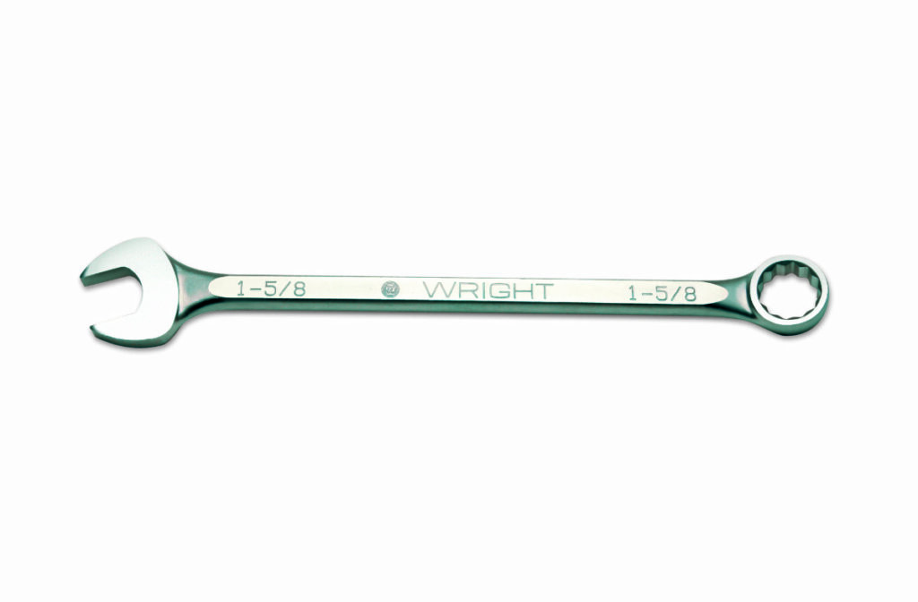 Combination Wrench WRIGHTGRIP® 2.0 12Point Heavyduty Flat Stem, Satin