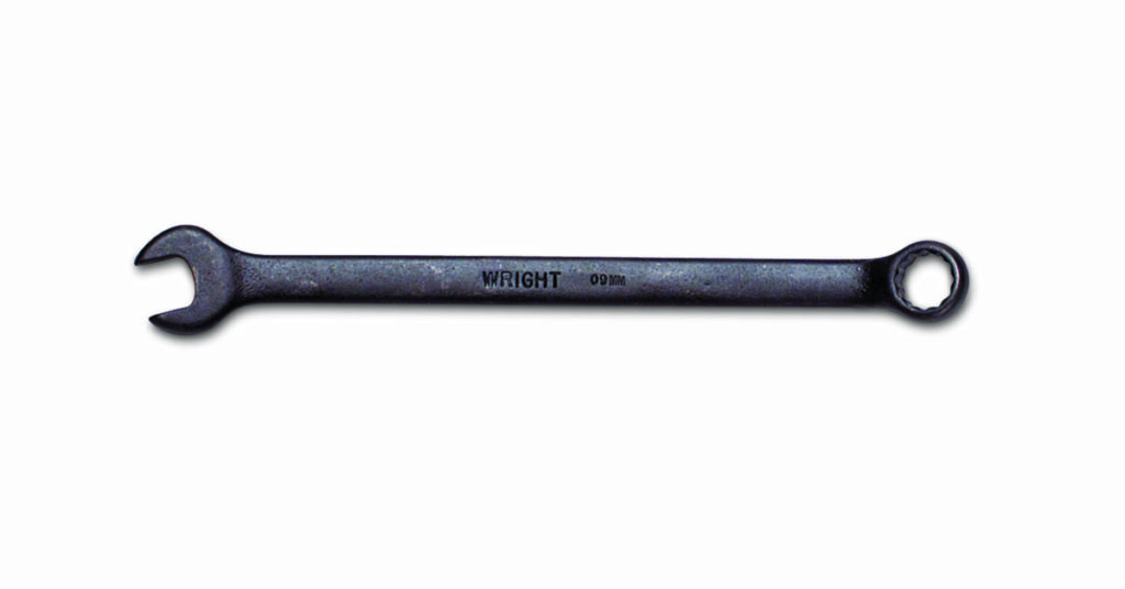 Combination Wrench WRIGHTGRIP® 2.0 12Point Flat Stem, Metric, Black