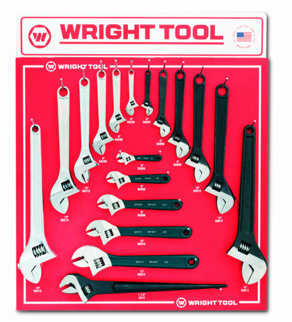 Wright Tool D980 Metric Combination Wrenches Full Polish 